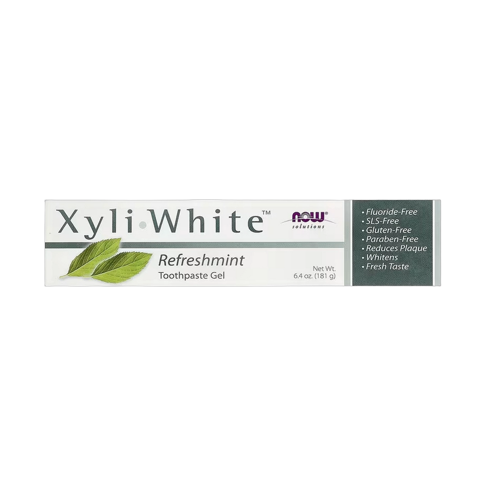NOW Foods, Solutions, XyliWhite™, Toothpaste Gel, Refreshmint, 6.4 oz, 181 g