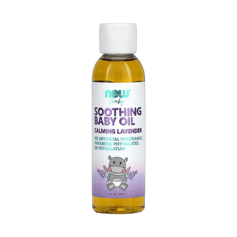 NOW Foods, Soothing Baby Oil, Calming Lavender, 4 fl oz, 118 ml