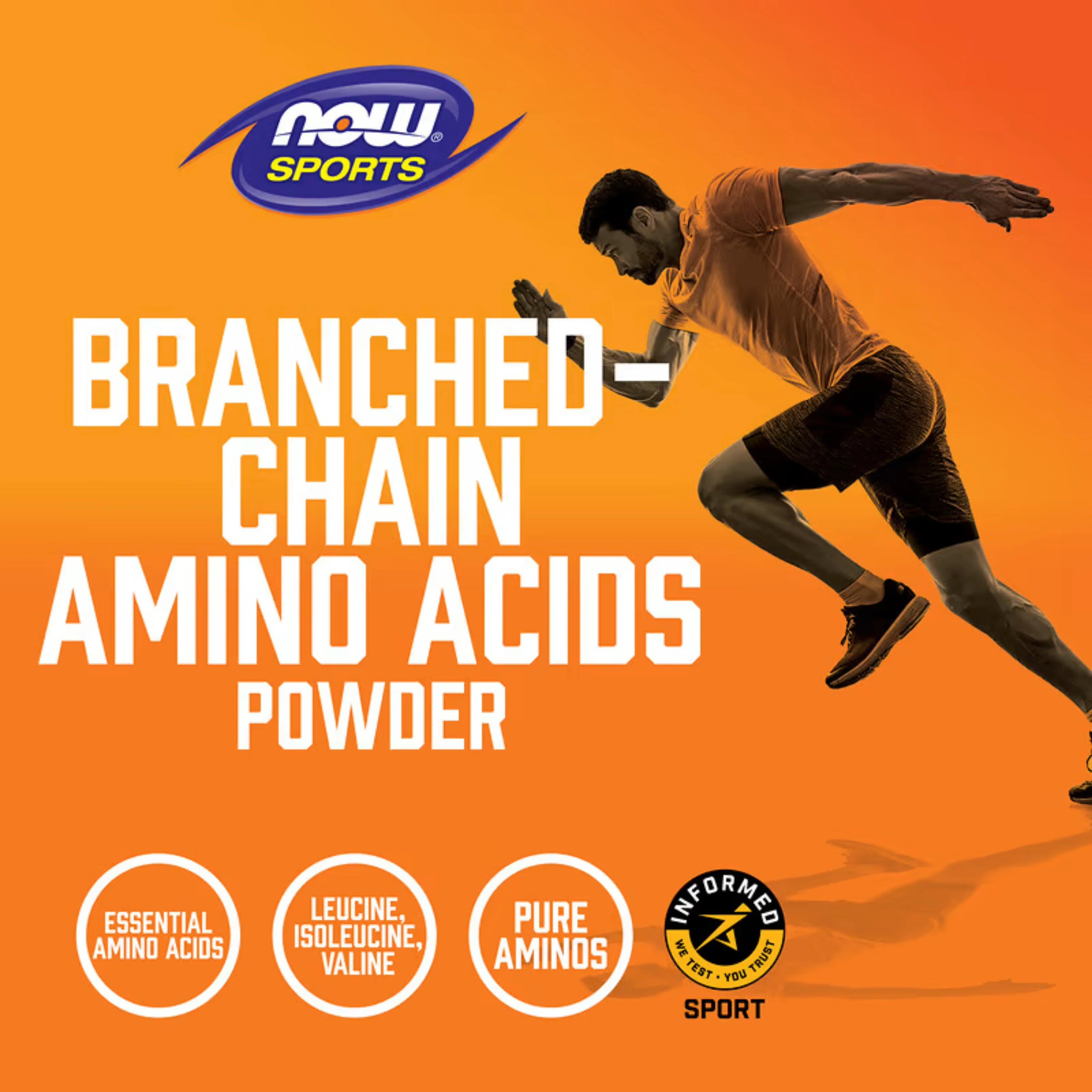 NOW Foods, Sports, Branched-Chain Amino Acid Powder, 12 oz, 340 g
