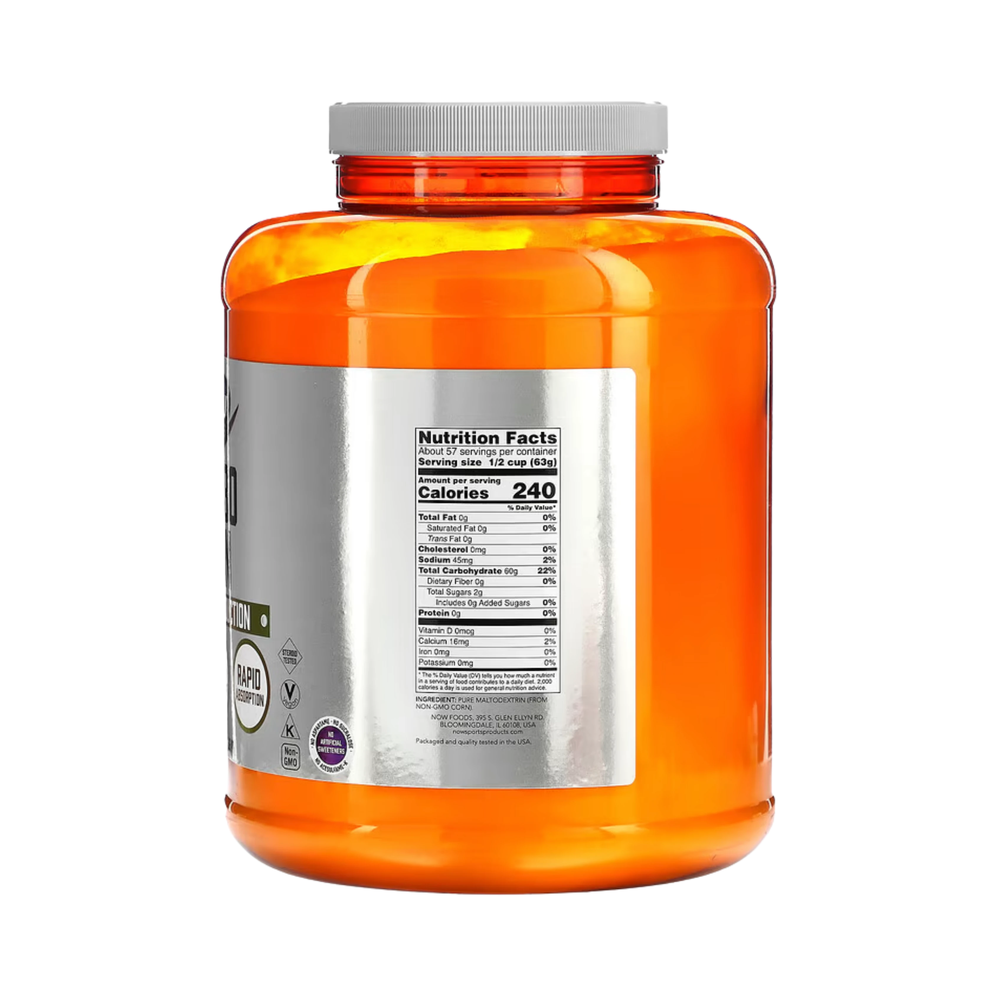 NOW Foods, Sports, Carbo Gain, 8 lbs, 3.6 kg