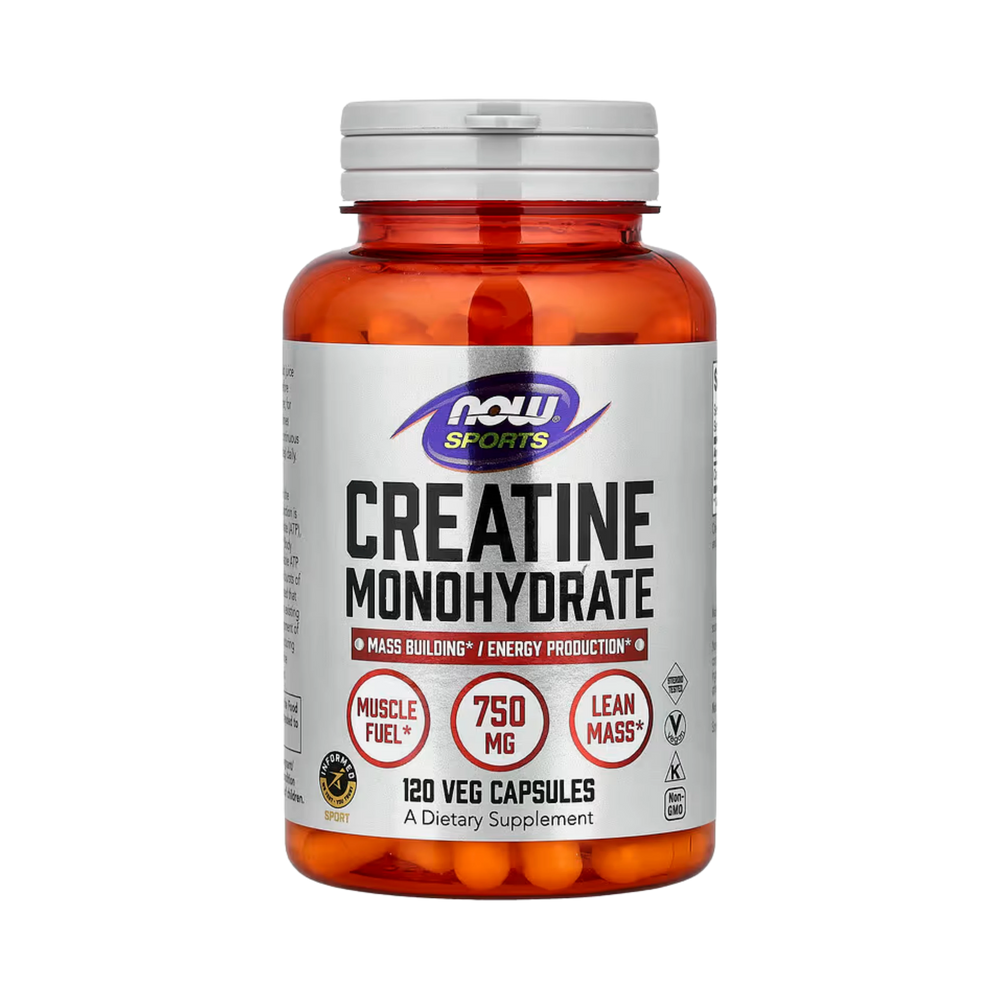 NOW Foods, Sports, Creatine Monohydrate, 120 Veg Capsules