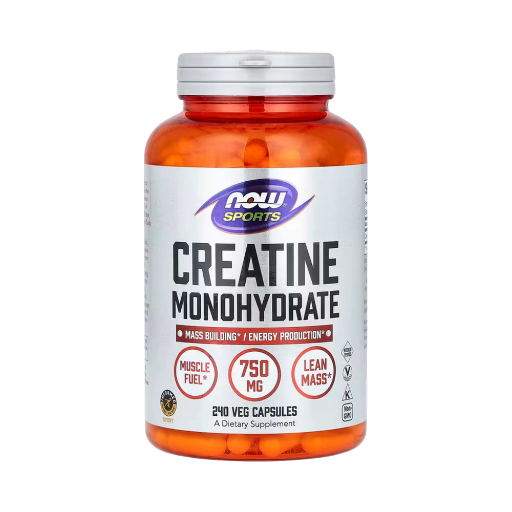 NOW Foods, Sports, Creatine Monohydrate, 750 mg, 240 Veg Capsules