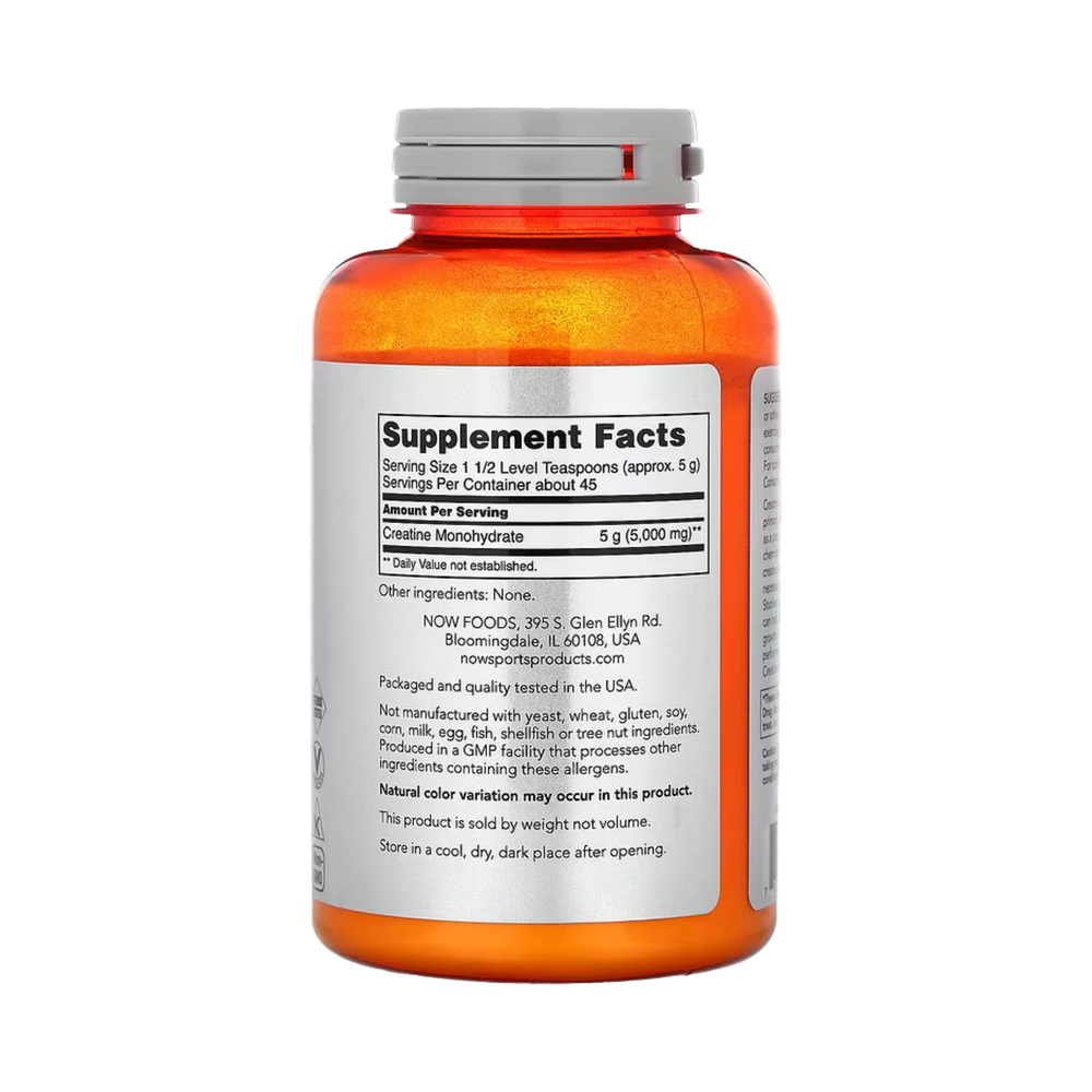 NOW Foods, Sports, Creatine Monohydrate, 8 oz, 227 g