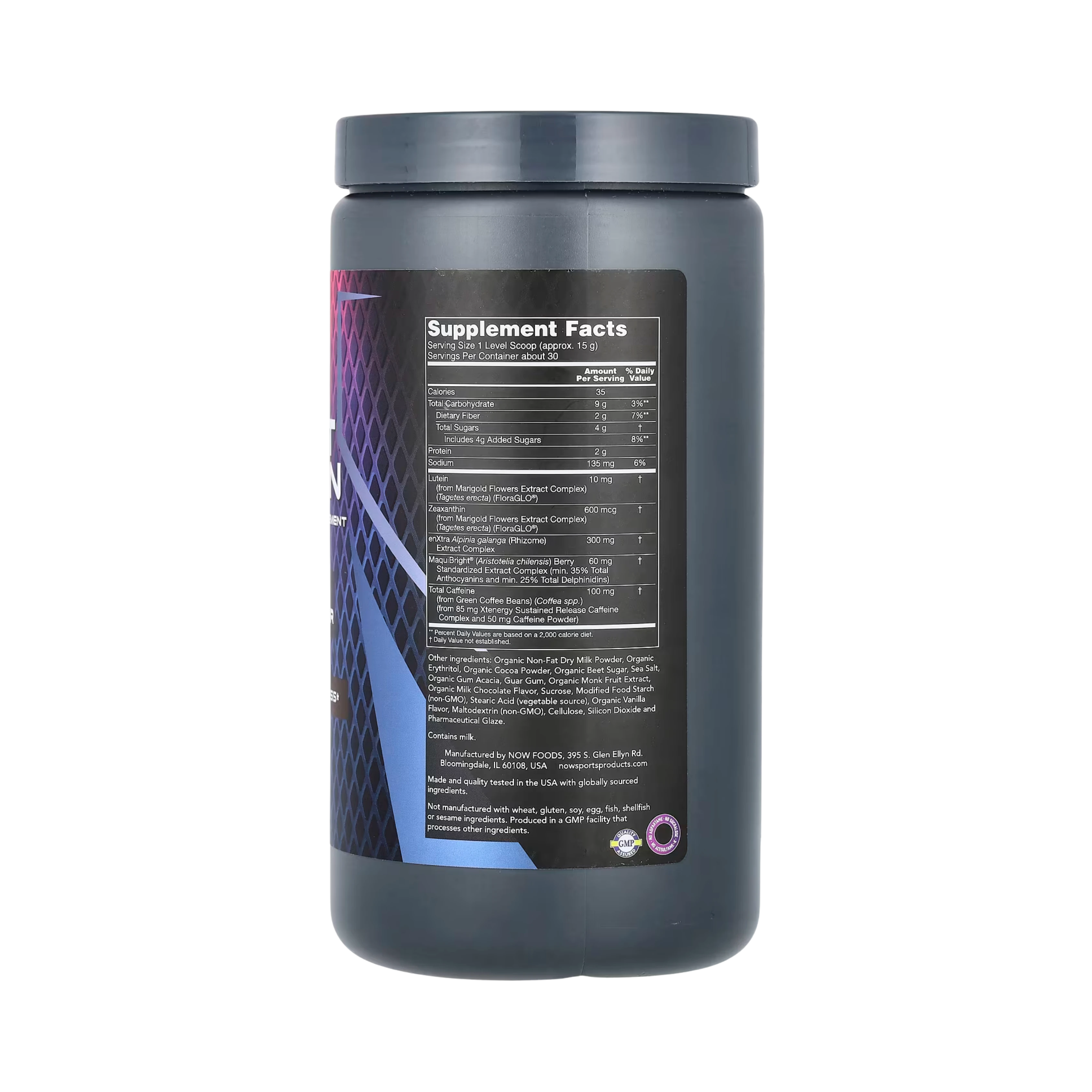 NOW Foods, Sports, E-Sport Reaction, Chocolate Milkshake, 1 lb, 454 g