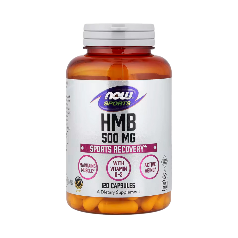 NOW Foods, Sports, HMB With Vitamin D-3, 120 Capsules