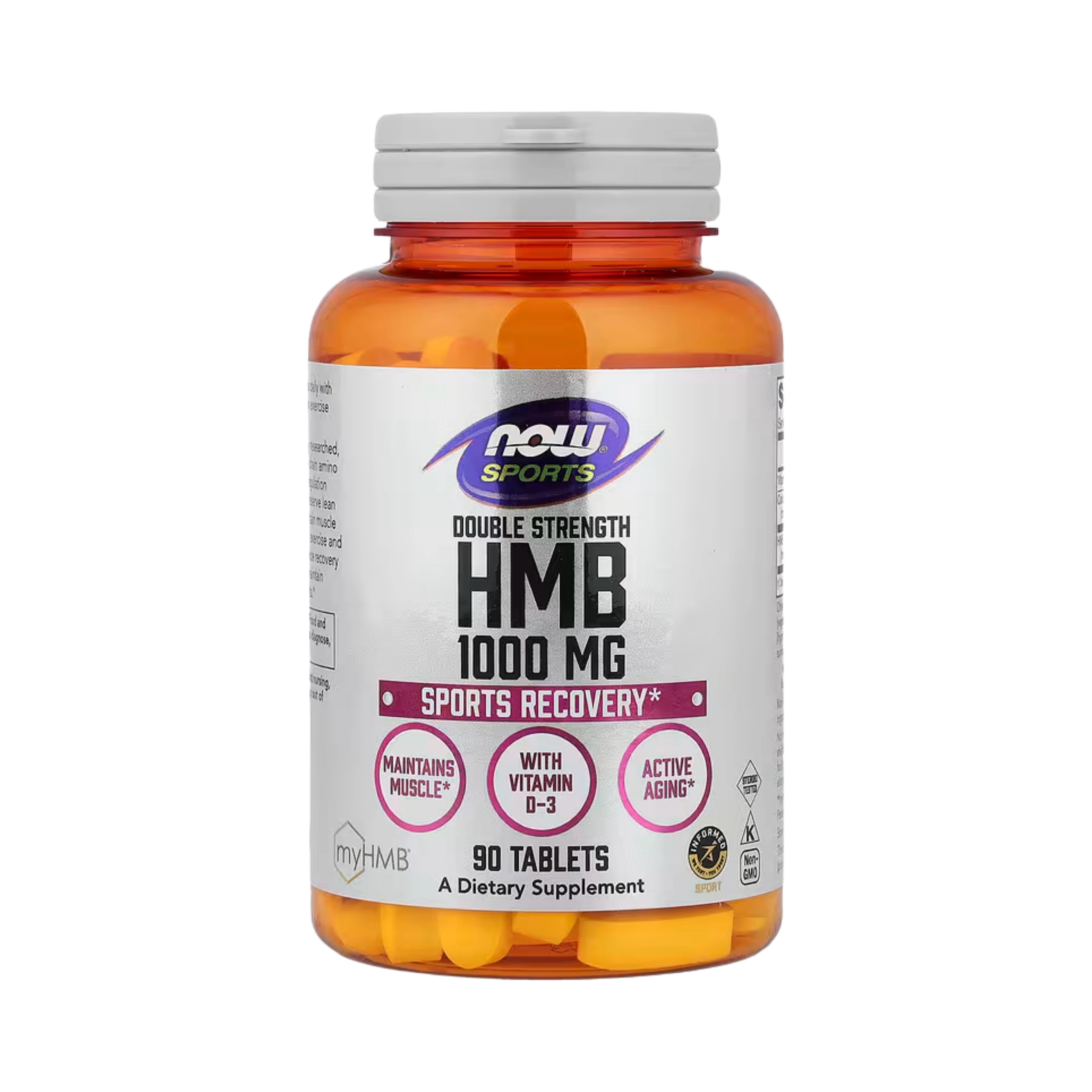 NOW Foods, Sports, HMB With Vitamin D-3, 90 Tablets