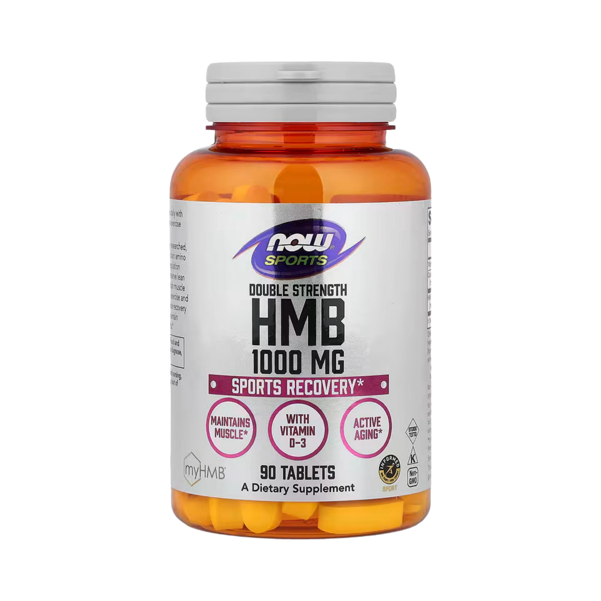 NOW Foods, Sports, HMB With Vitamin D-3, 90 Tablets