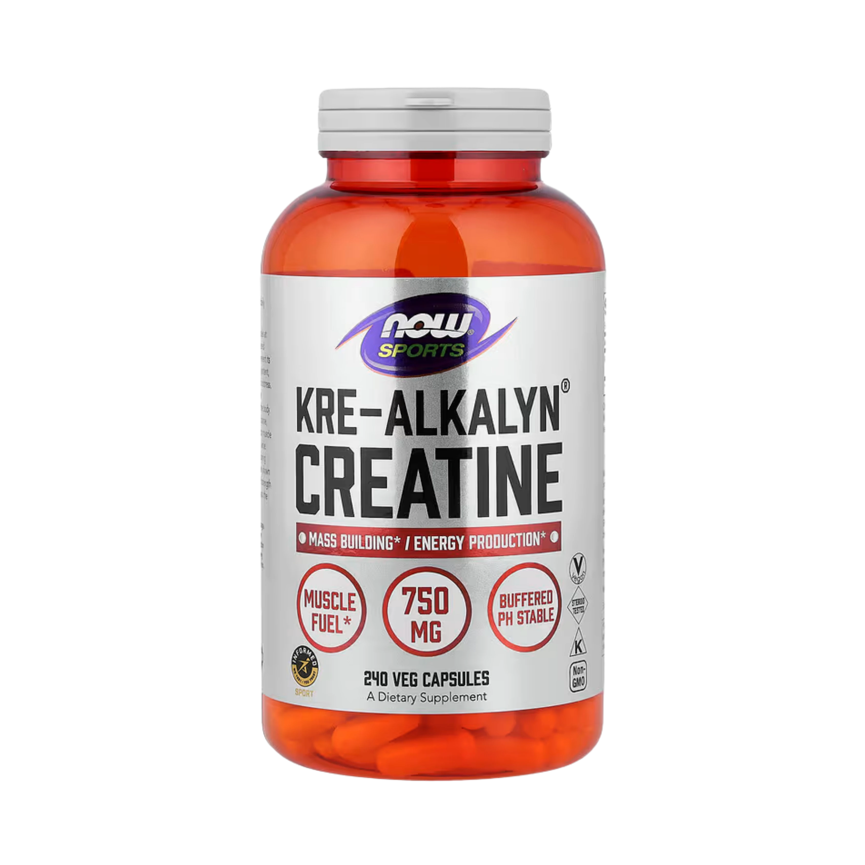 NOW Foods, Sports, Kre-Alkalyn Creatine, 240 Veg Capsules