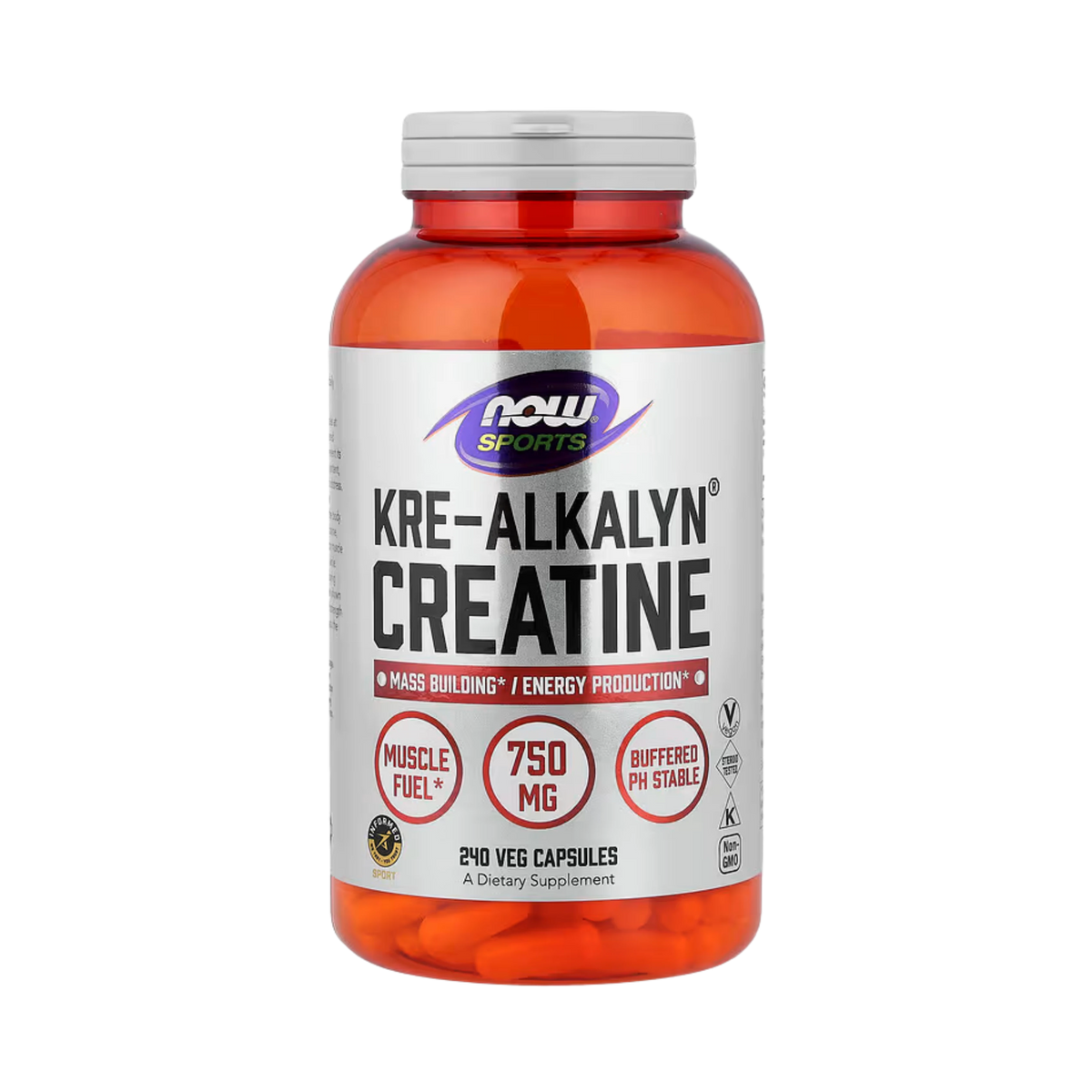 NOW Foods, Sports, Kre-Alkalyn Creatine, 240 Veg Capsules