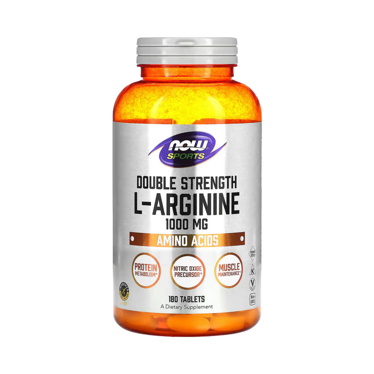 NOW Foods, Sports, L-Arginine, 1,000 mg, 180 Tablets