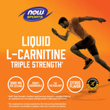 NOW Foods, Sports, L-Carnitine, Triple Strength, Citrus, 16 fl oz, 473 ml