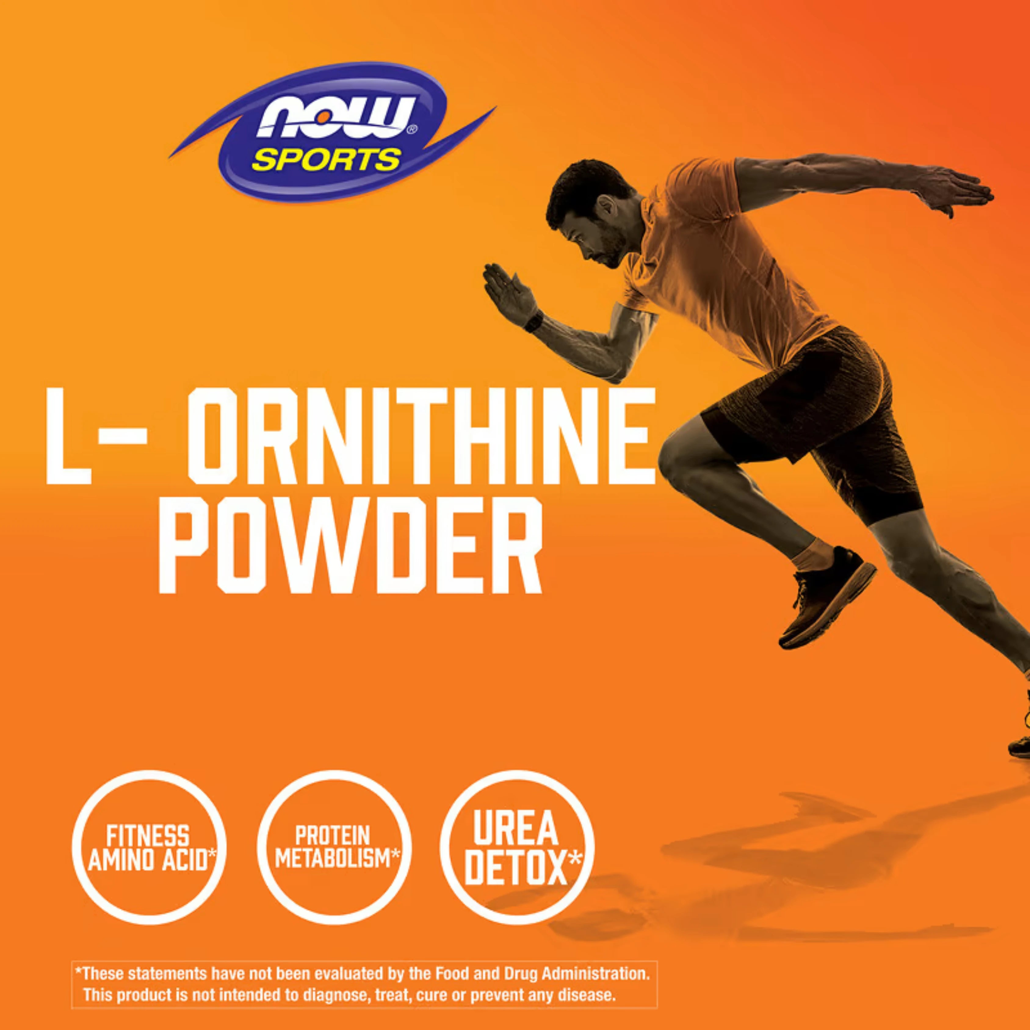 NOW Foods, Sports, L-Ornithine Powder, 8 oz, 227 g
