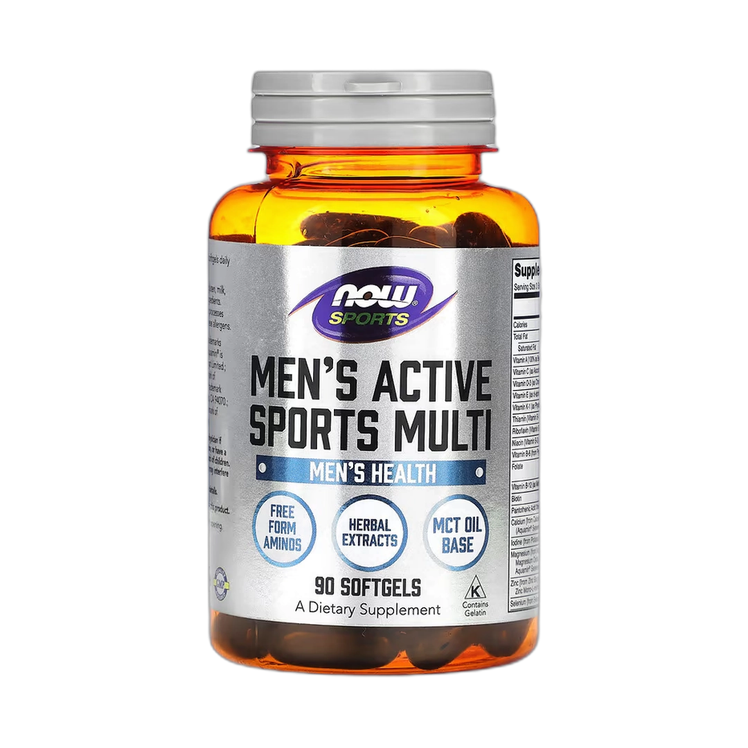 NOW Foods, Sports, Men's Active Sports Multi, 90 Softgels