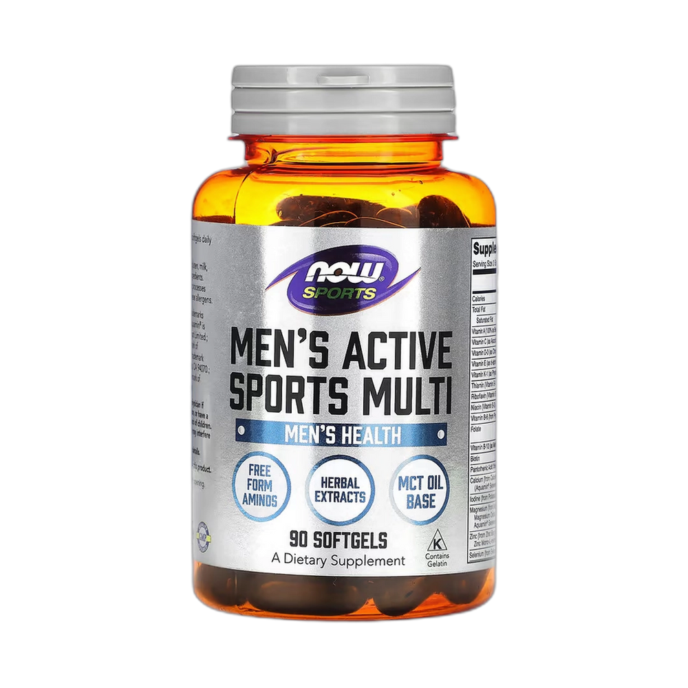 NOW Foods, Sports, Men's Active Sports Multi, 90 Softgels