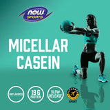 NOW Foods, Sports, Micellar Casein Protein Powder, Unflavored, 1.8 lbs, 816 g