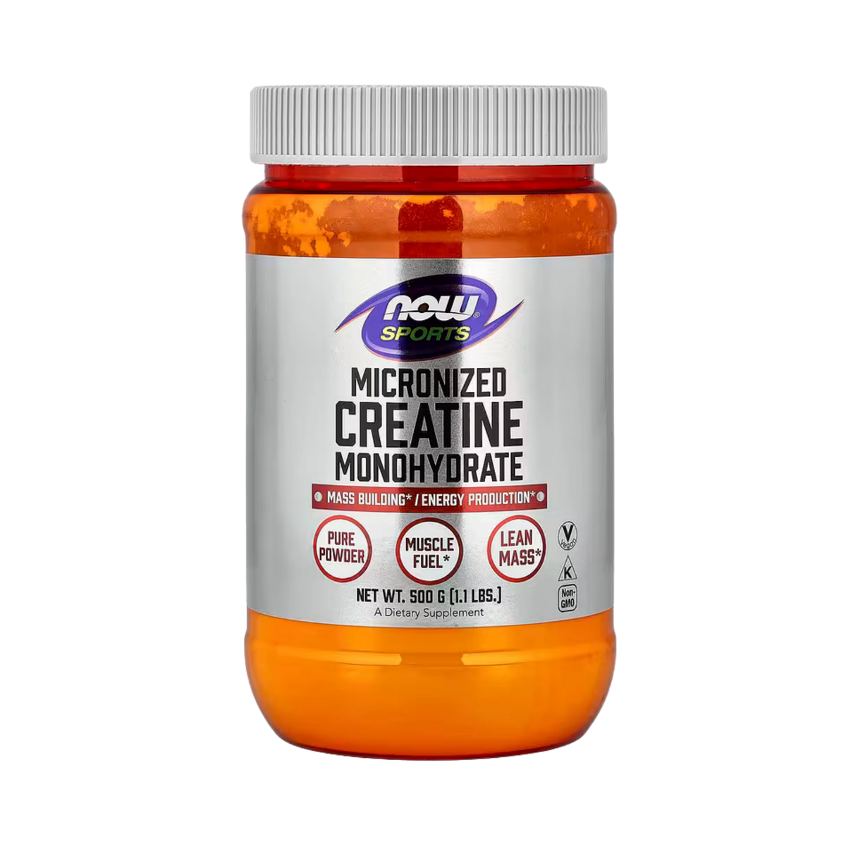 NOW Foods, Sports, Micronized Creatine Monohydrate, 1.1 lbs, 500 g