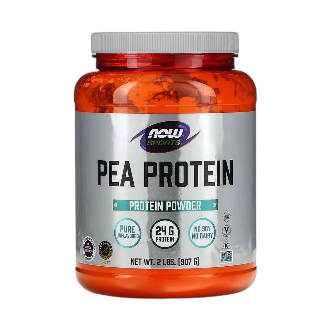 NOW Foods, Sports, Pea Protein, Pure Unflavored, 2 lbs, 907 g