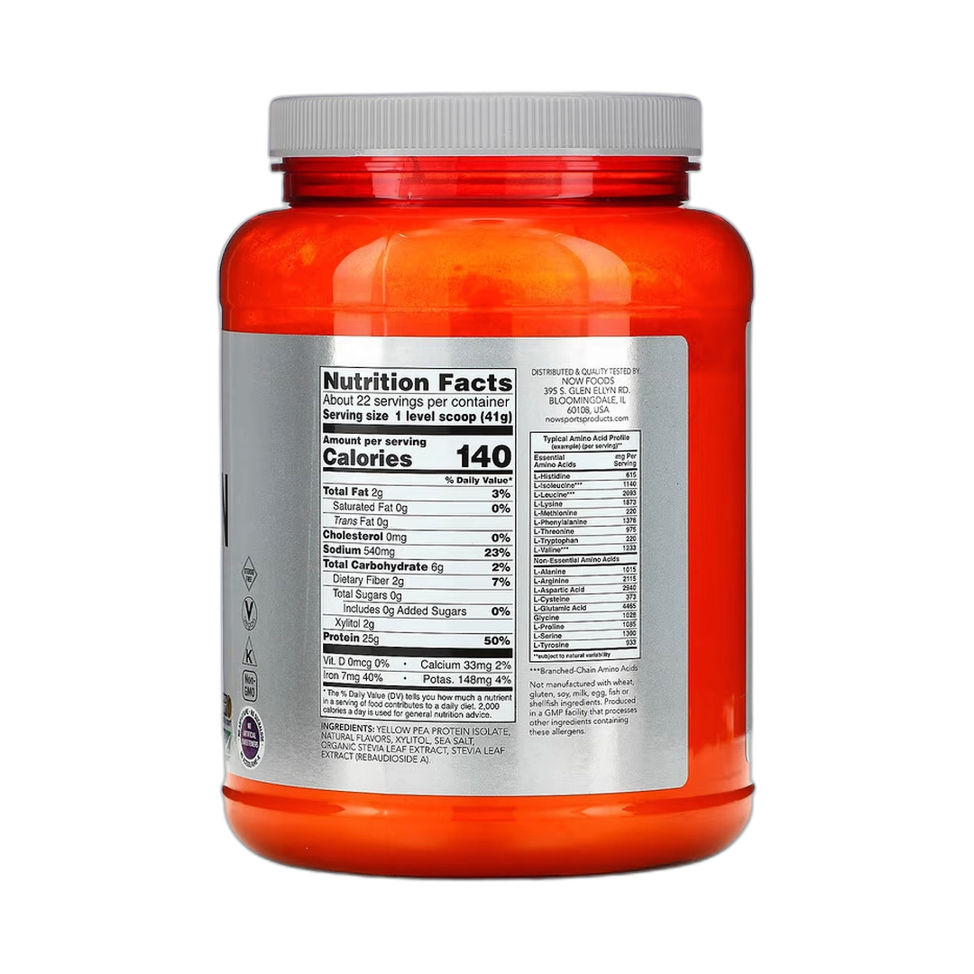 NOW Foods, Sports, Pea Protein, Vanilla Toffee, 2 lbs, 907 g