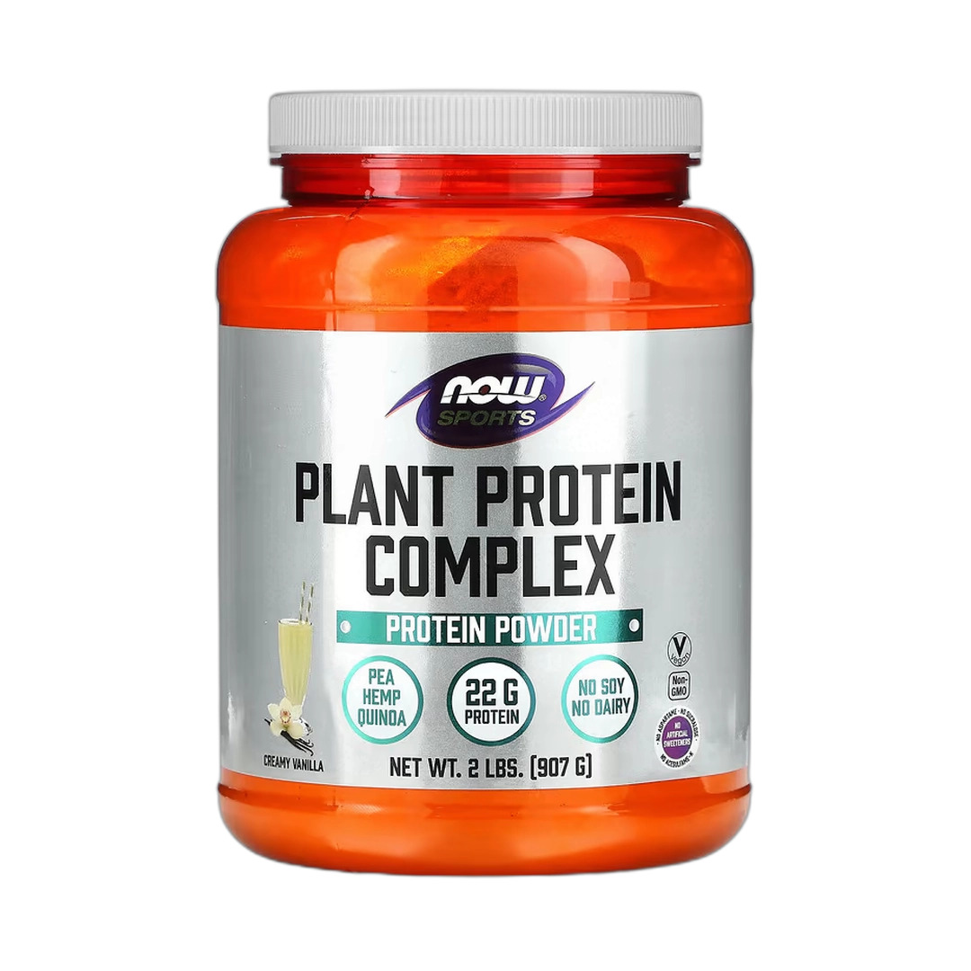 NOW Foods, Sports, Plant Protein Complex, Creamy Vanilla, 2 lbs, 907 g