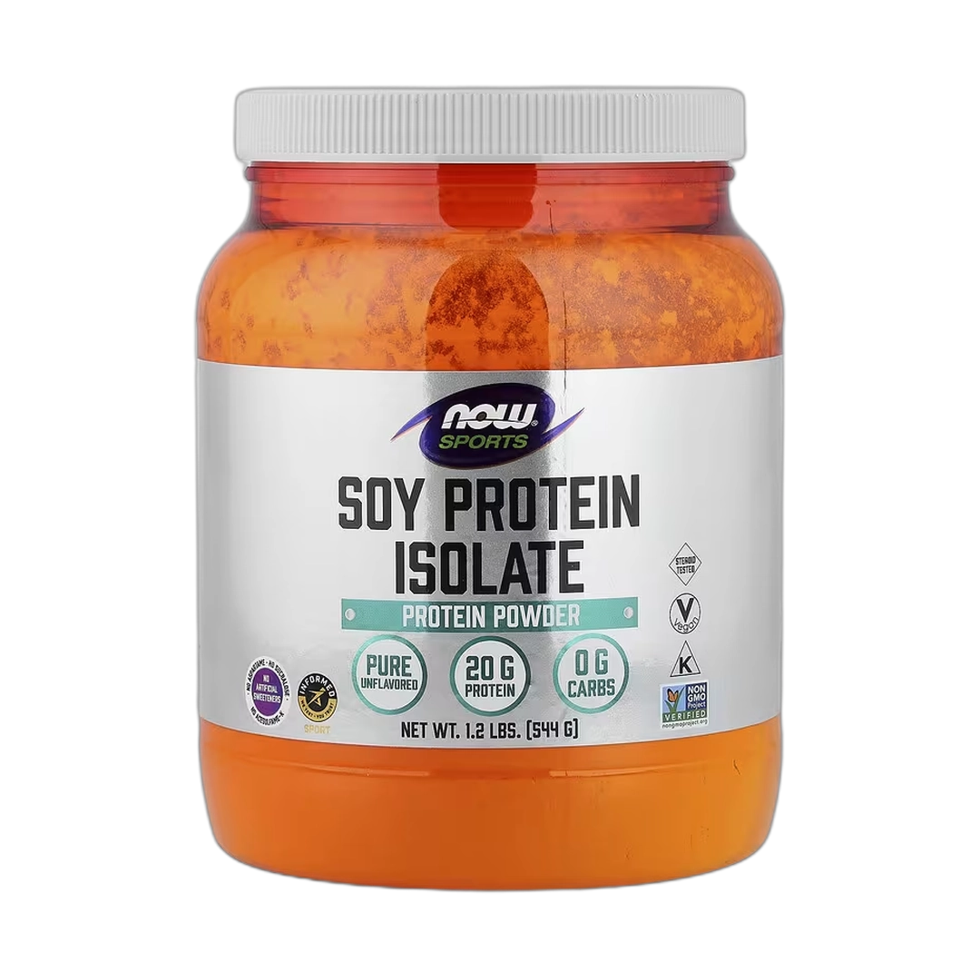 NOW Foods, Sports, Soy Protein Isolate, Pure Unflavored, 1.2 lbs, 544 g