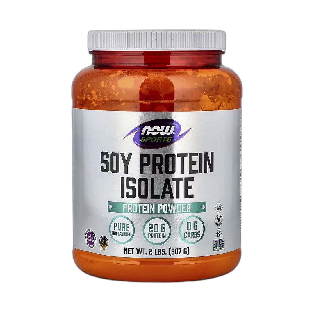 NOW Foods, Sports, Soy Protein Isolate, Pure Unflavored, 2 lbs, 907 g