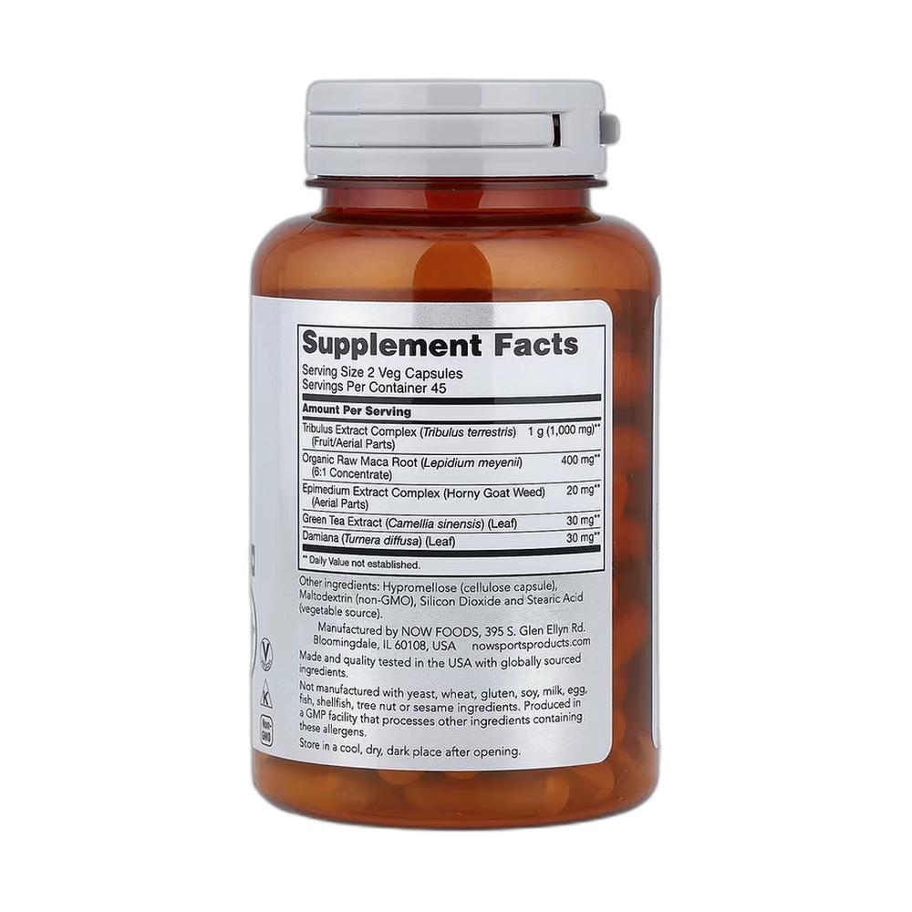 NOW Foods, Sports, Tribulus Extreme, Men's Health, 90 Veg Capsules