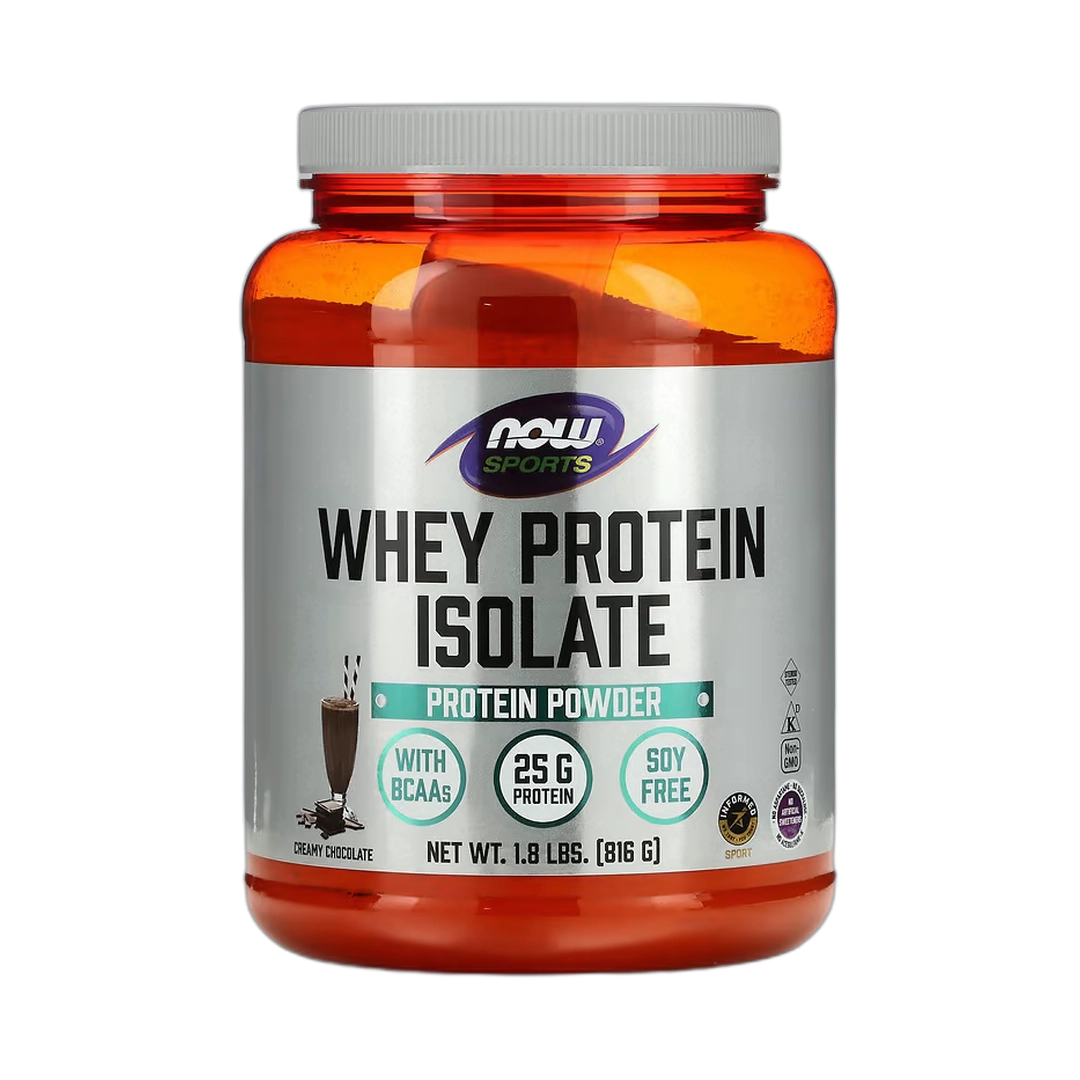 NOW Foods, Sports, Whey Protein Isolate, Creamy Chocolate, 1.8 lbs, 816 g