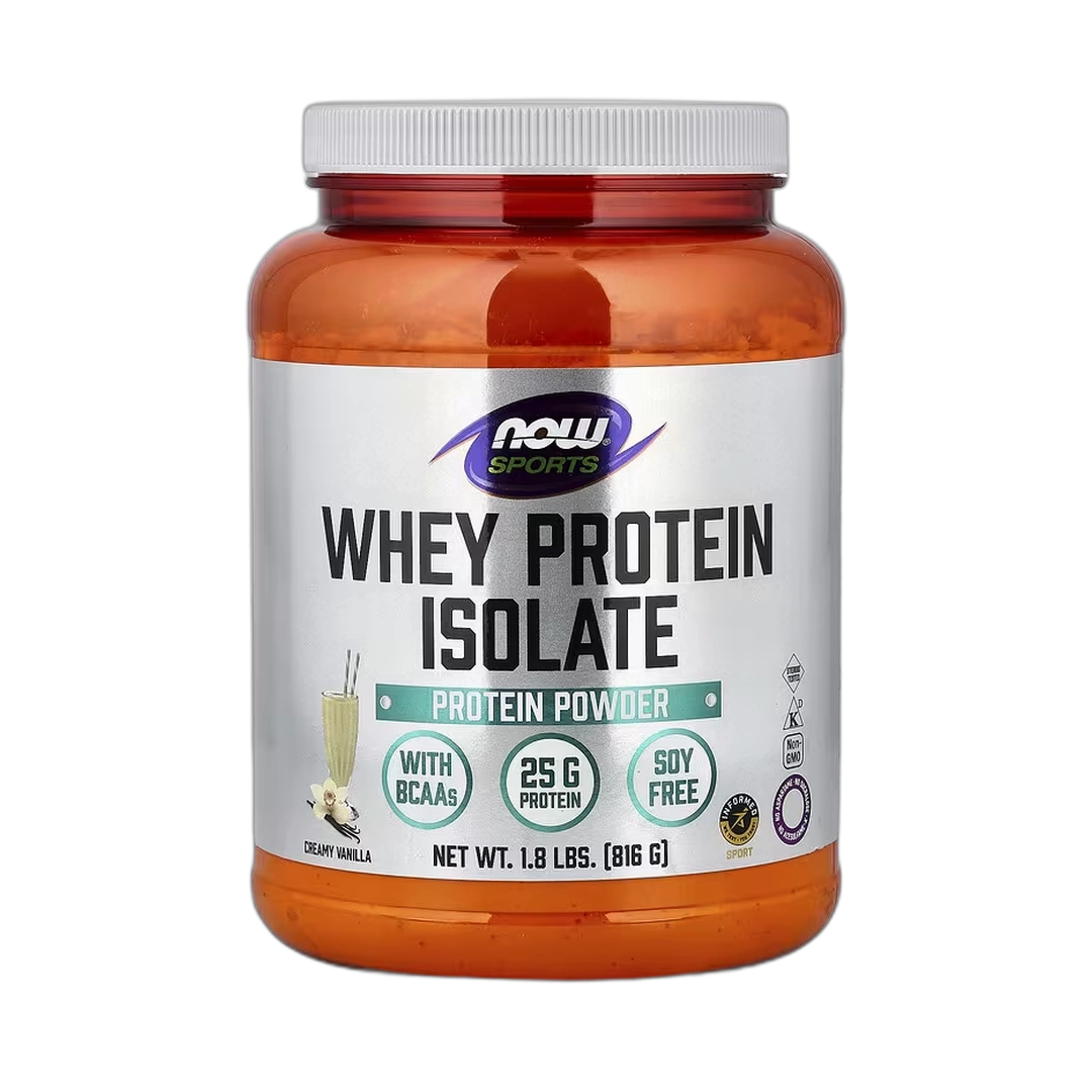 NOW Foods, Sports, Whey Protein Isolate, Creamy Vanilla, 1.8 lbs, 816 g