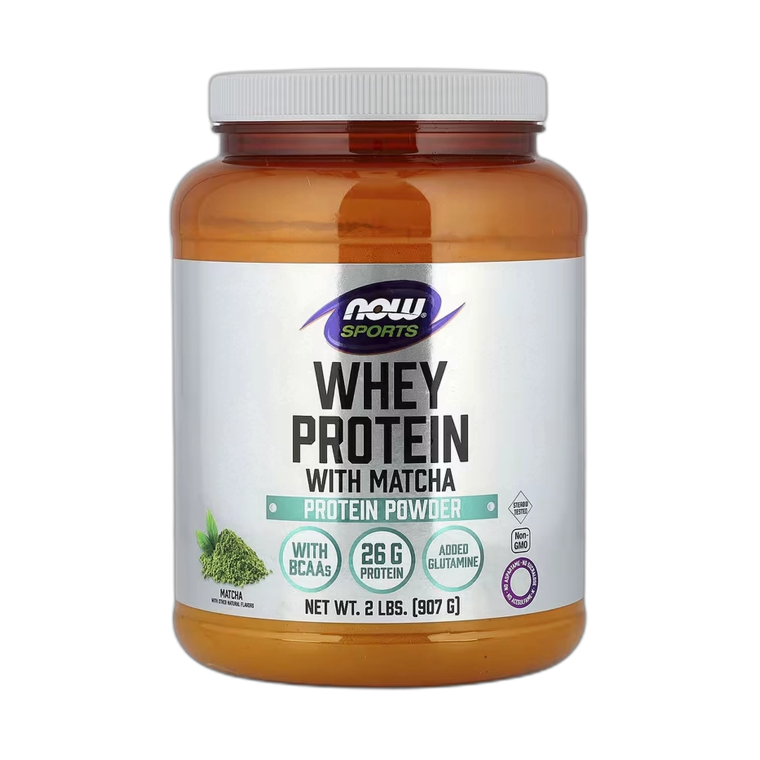 NOW Foods, Sports, Whey Protein Powder, Matcha, 2 lbs, 907 g
