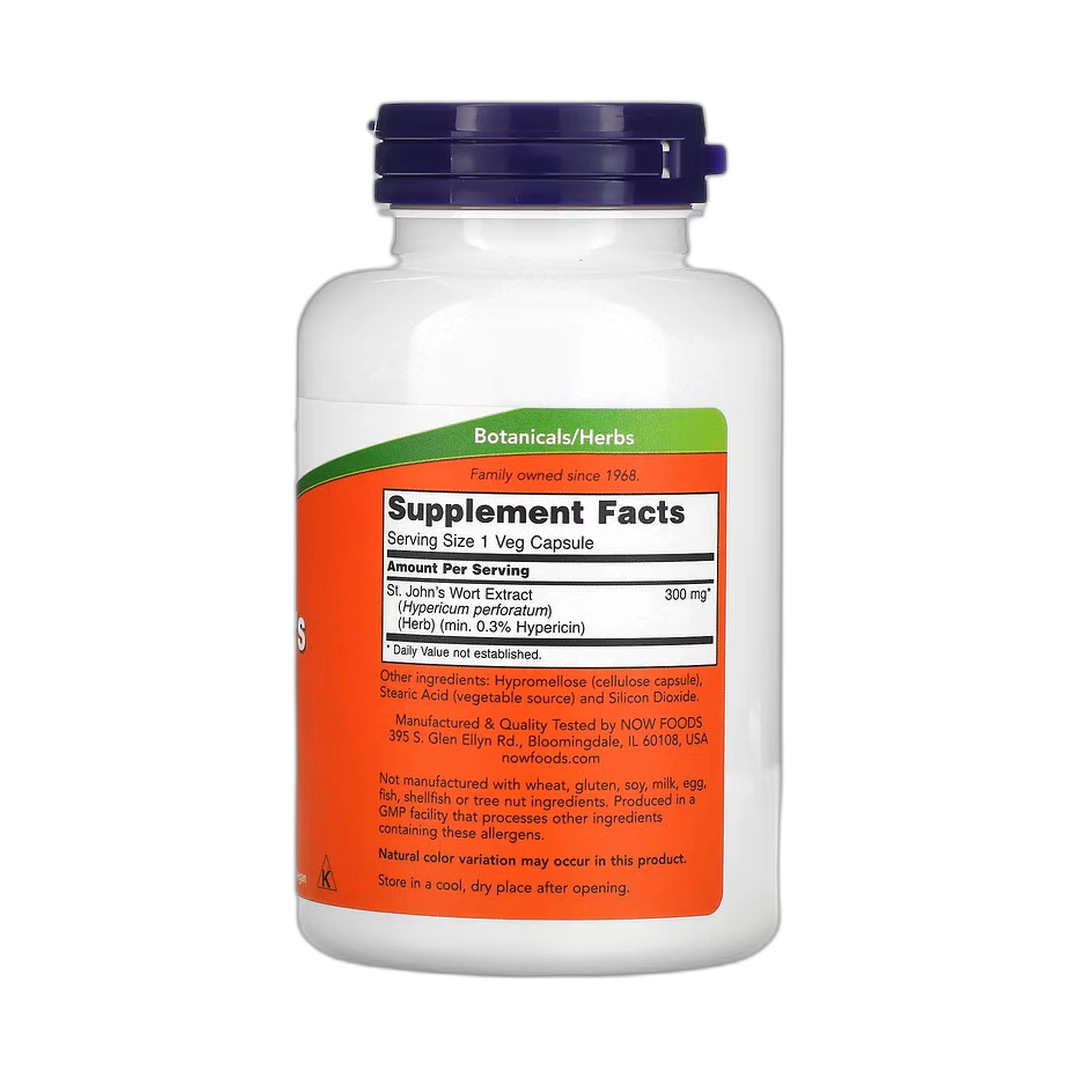 NOW Foods, St. John's Wort, 300 mg, 250 Veg Capsules
