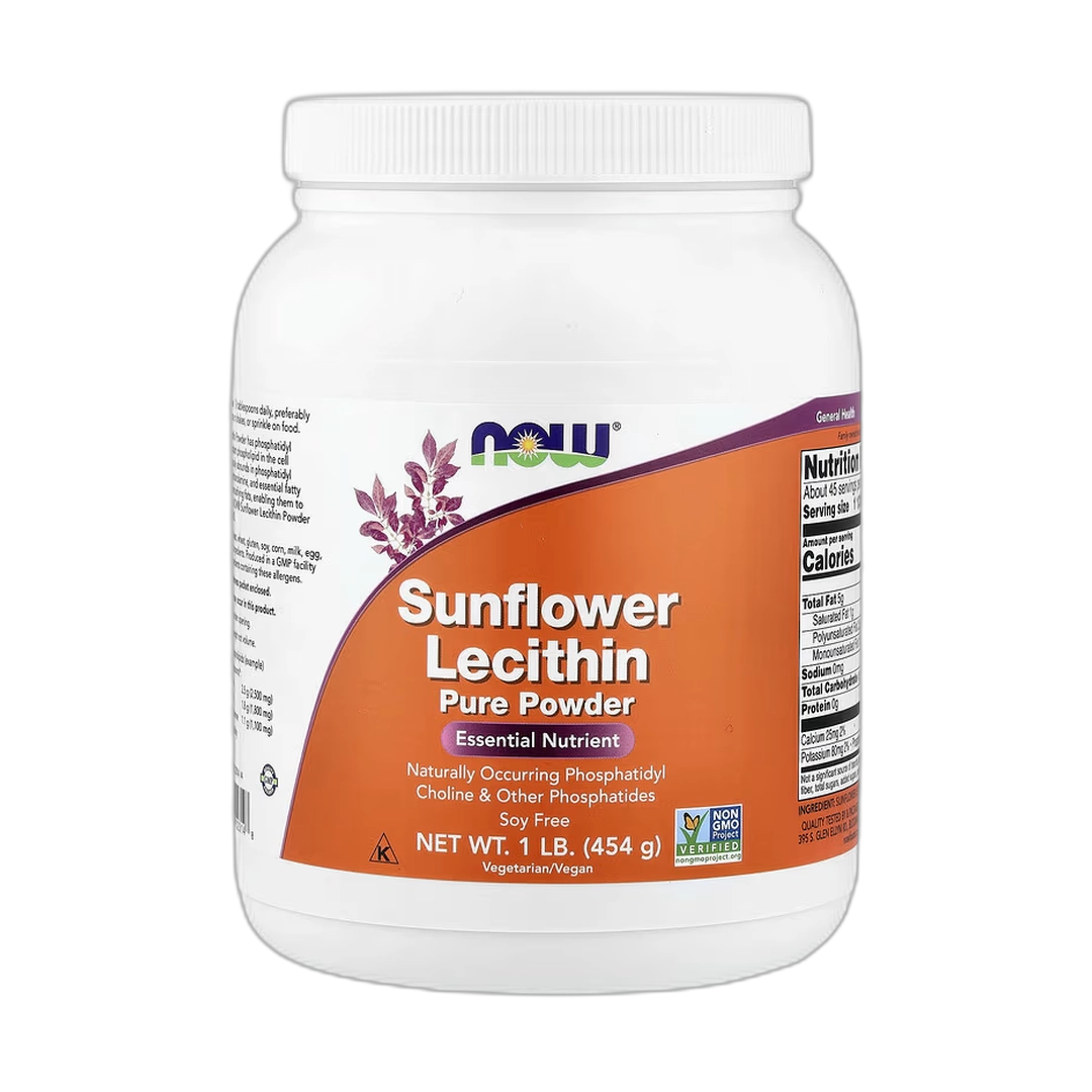 NOW Foods, Sunflower Lecithin Pure Powder, 1 lb, 454 g