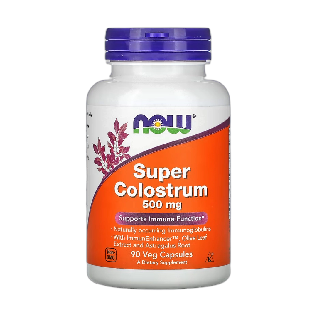 NOW Foods, Super Colostrum, 500 mg, 90 Veg Capsules
