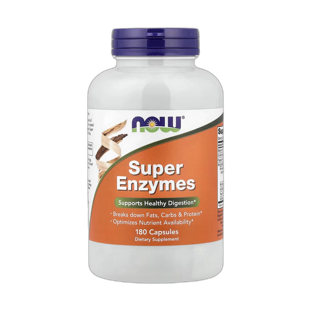 NOW Foods, Super Enzymes, 180 Capsules