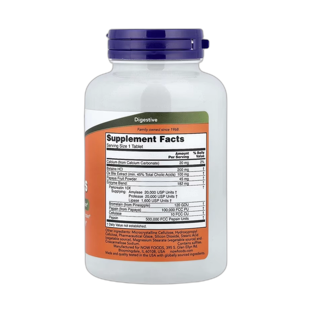 NOW Foods, Super Enzymes, 180 Tablets