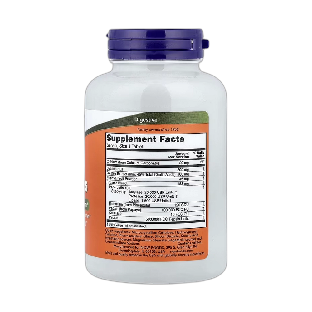 NOW Foods, Super Enzymes, 180 Tablets