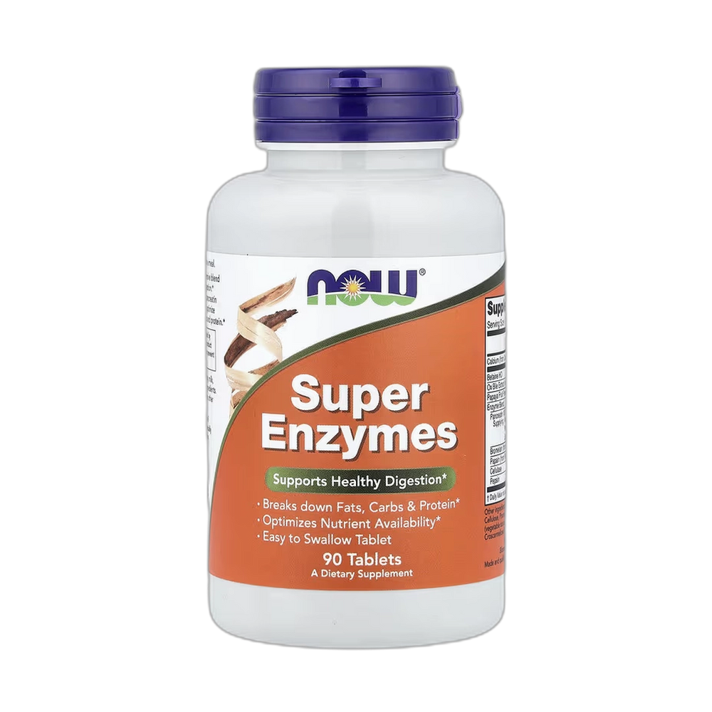 NOW Foods, Super Enzymes, 90 Tablets