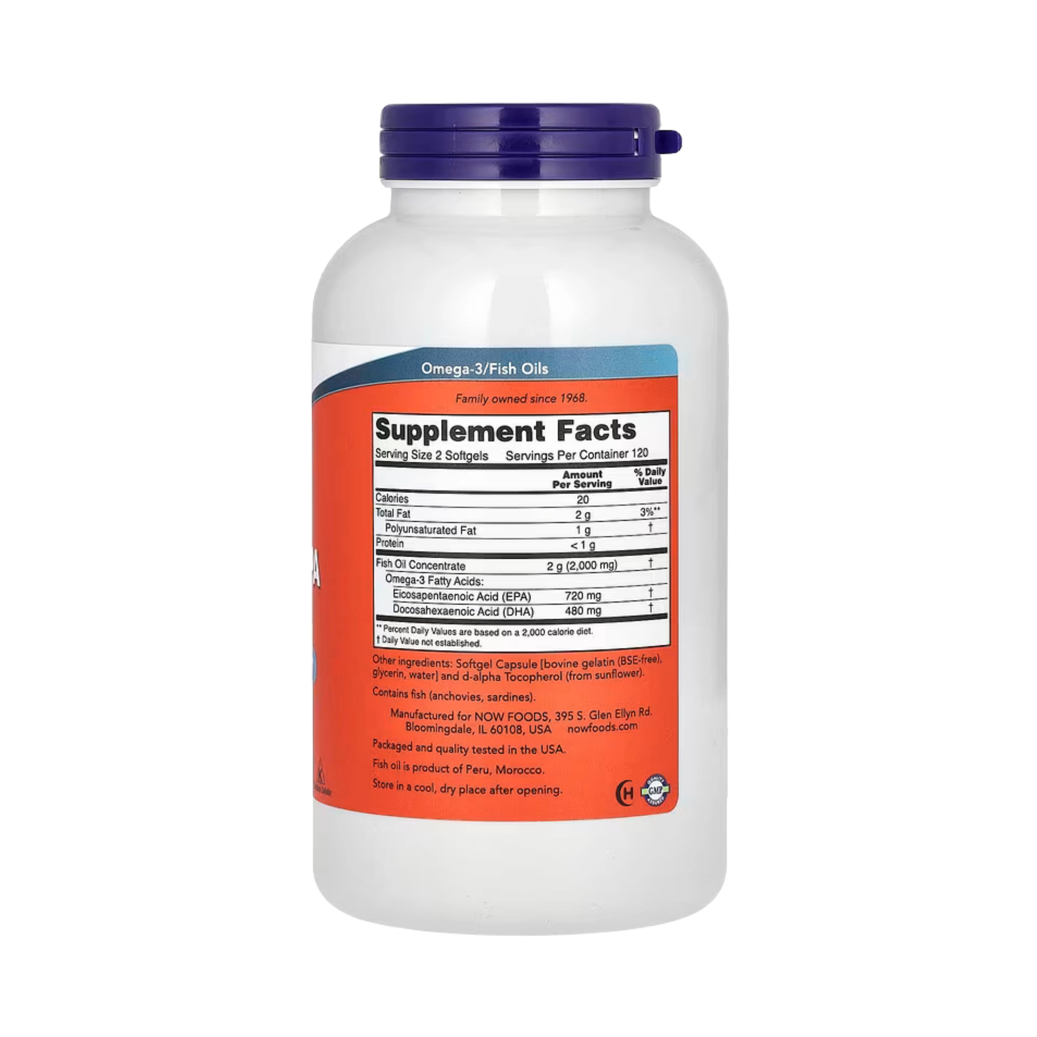 NOW Foods, Super Omega EPA Fish Oil, 240 Softgels