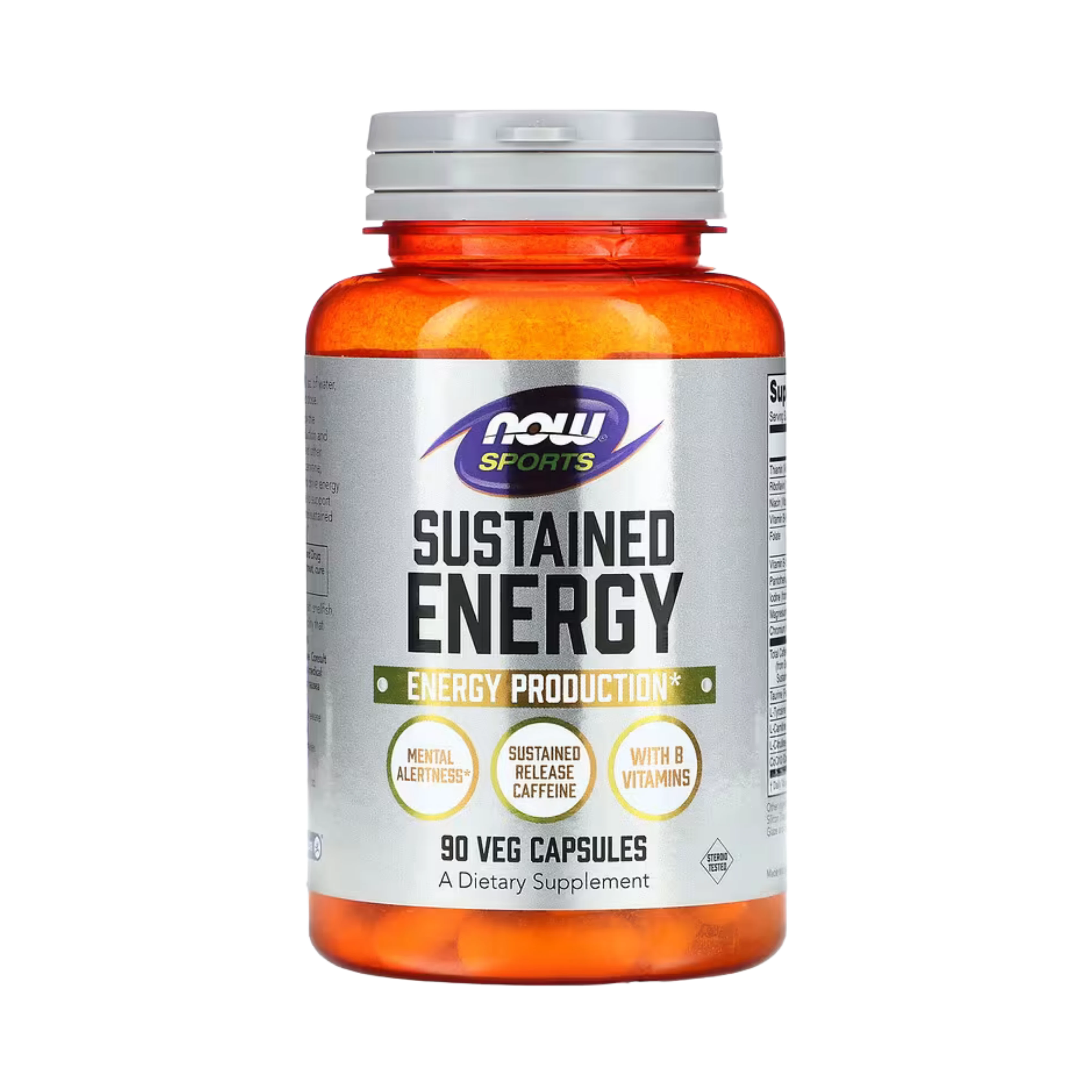 NOW Foods, Sustained Energy, 90 Veg Capsules