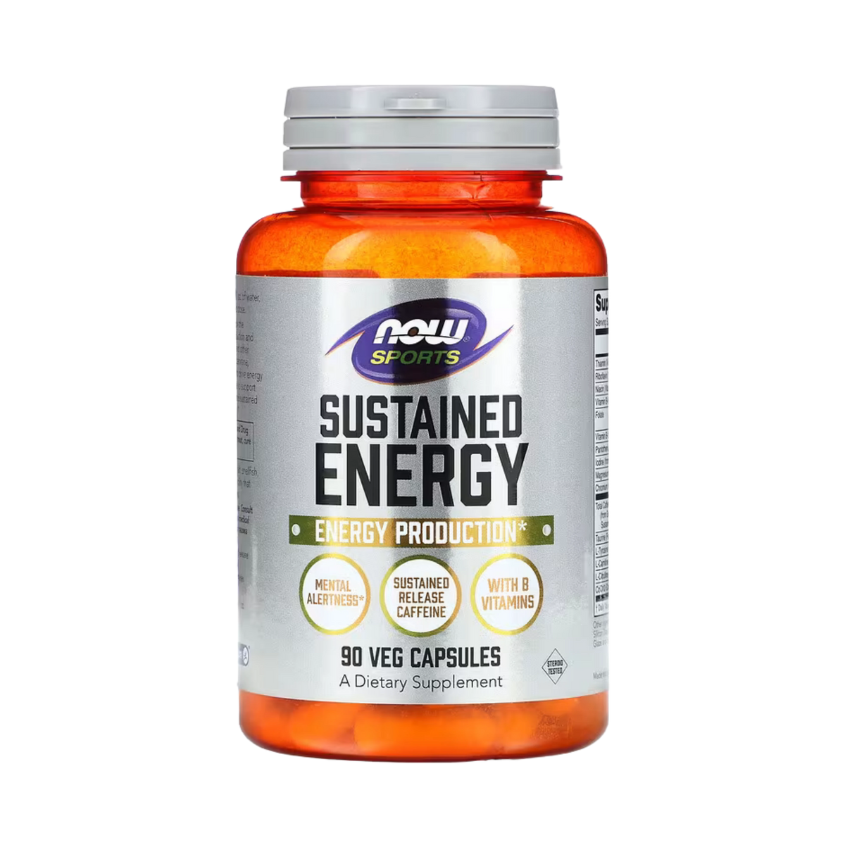NOW Foods, Sustained Energy, 90 Veg Capsules