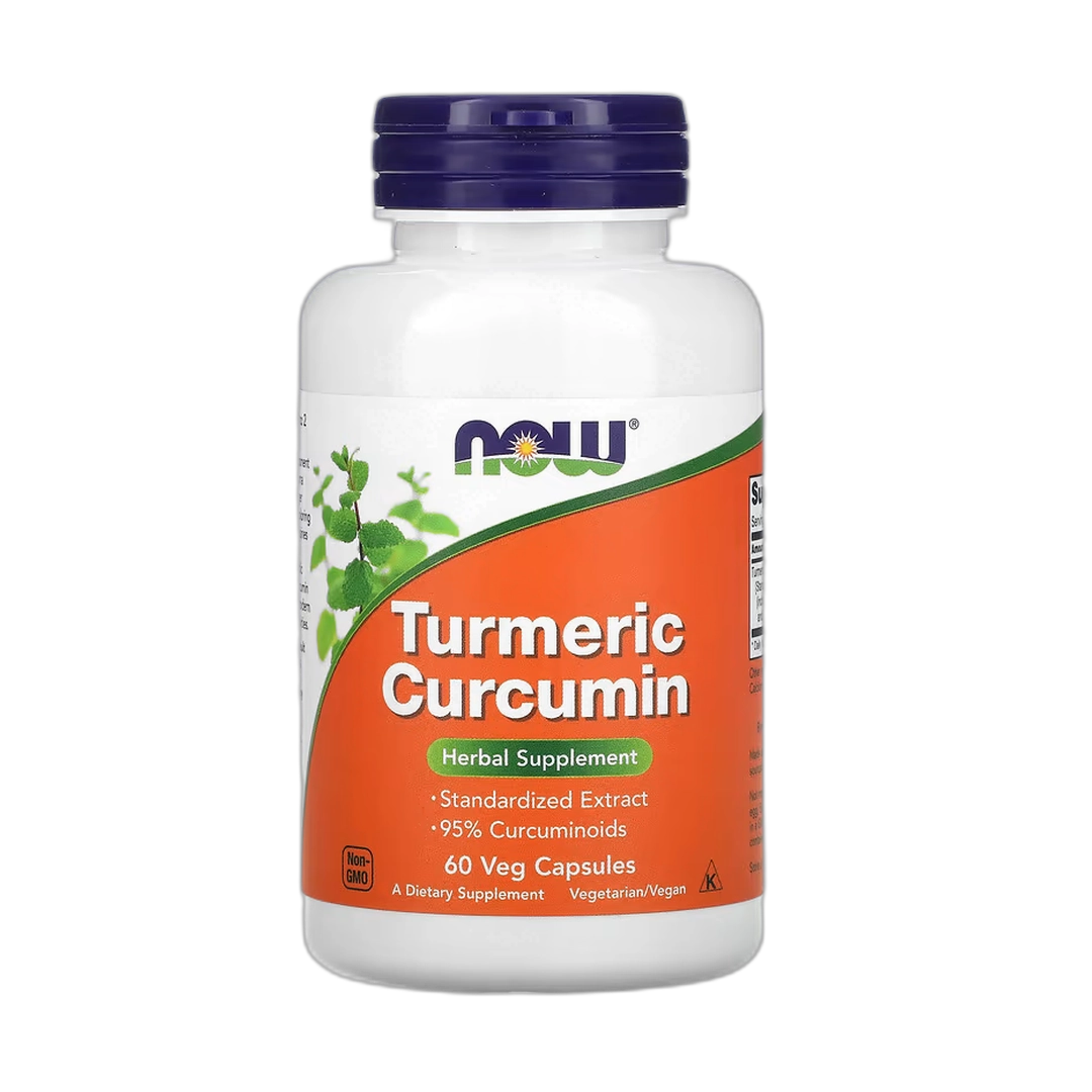 NOW Foods, Turmeric Curcumin, 60 Veg Capsules