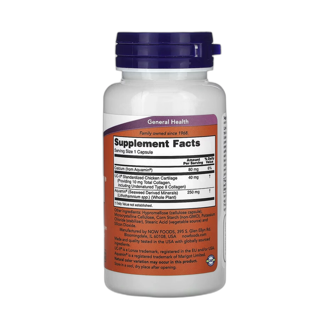 NOW Foods, UC-II® Joint Health with Undenatured Type II Collagen, 120 Capsules