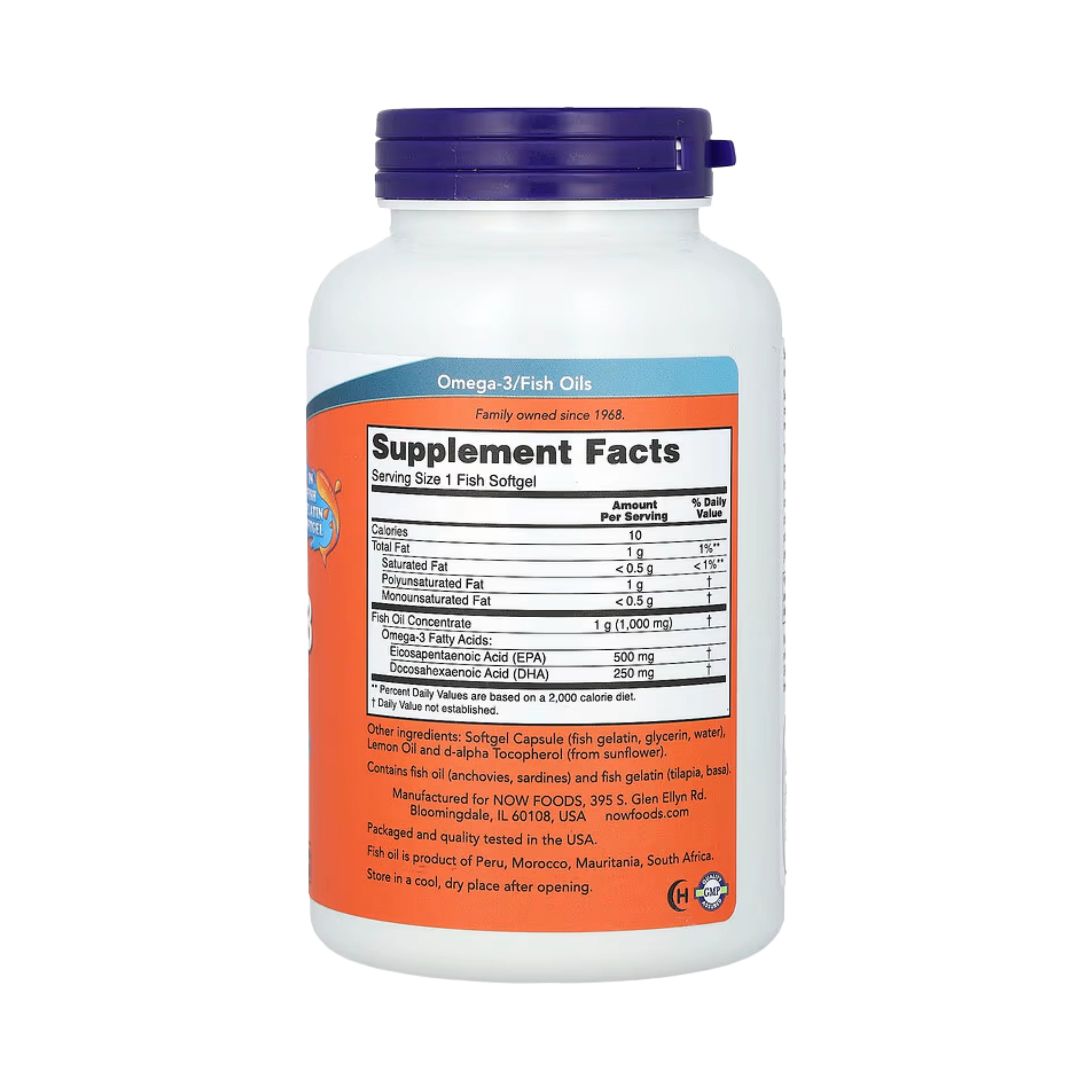 NOW Foods, Ultra Omega-3 Fish Oil, 180 Fish Softgels