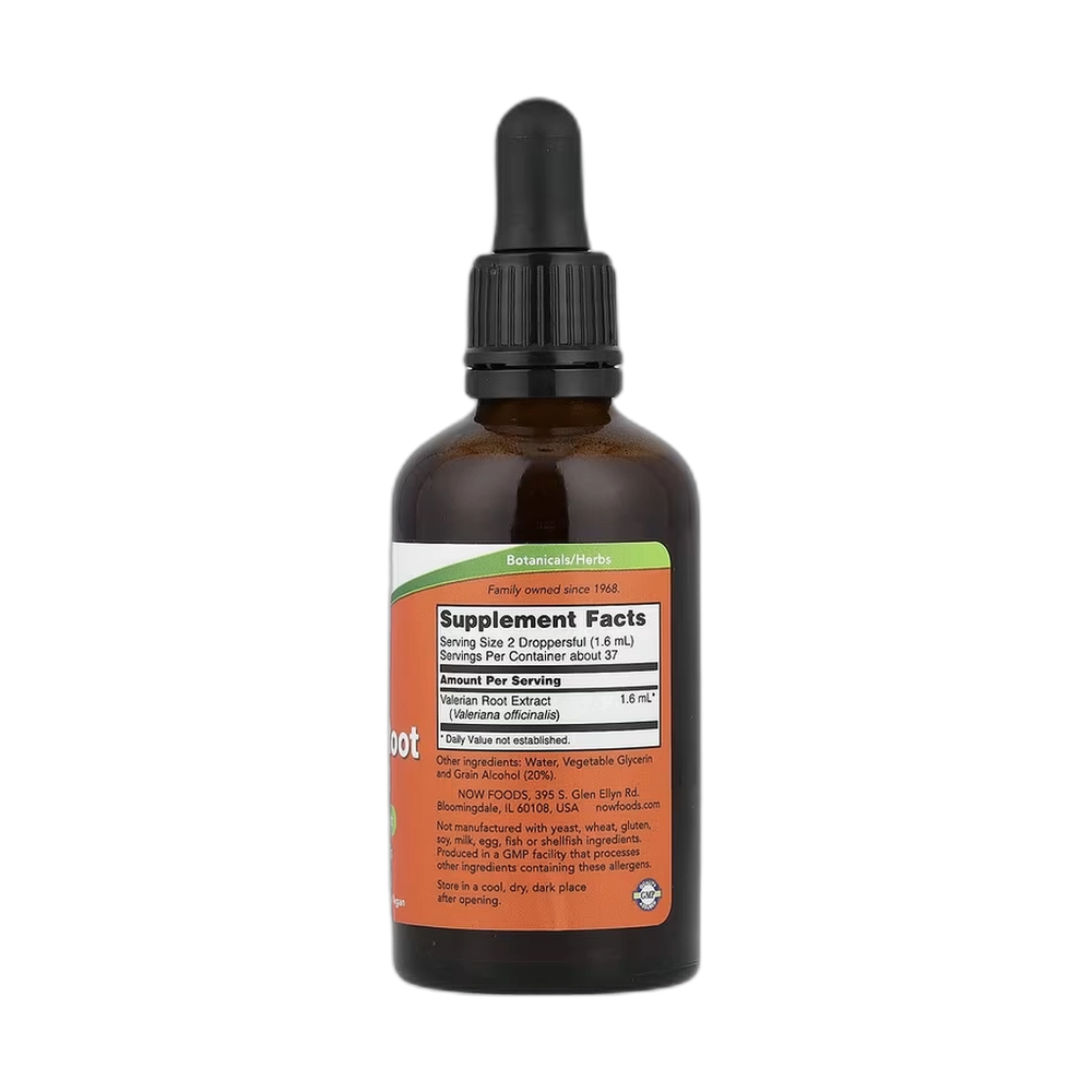 NOW Foods, Valerian Root Extract, 2 fl oz, 59 ml