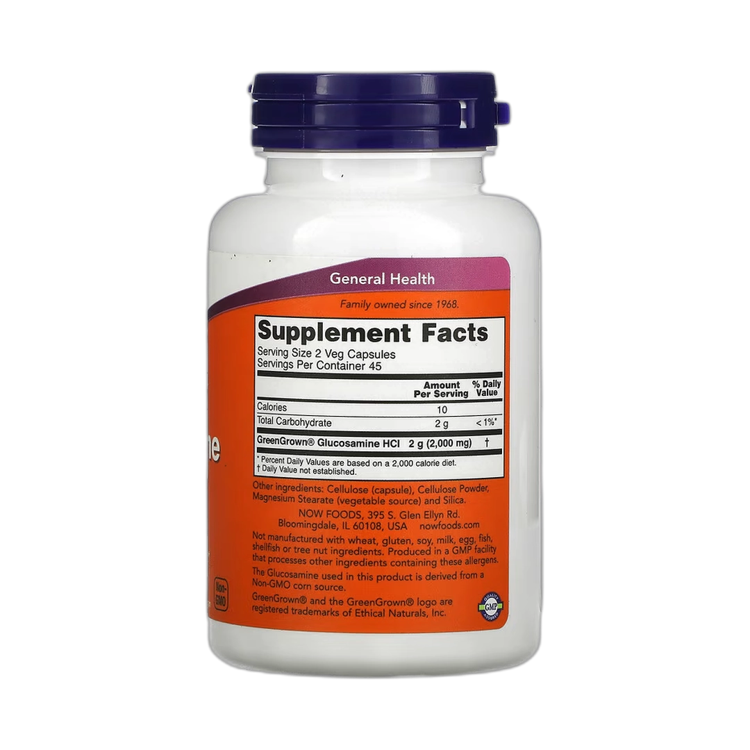 NOW Foods, Vegetarian Glucosamine '1000', 90 Veg Capsules