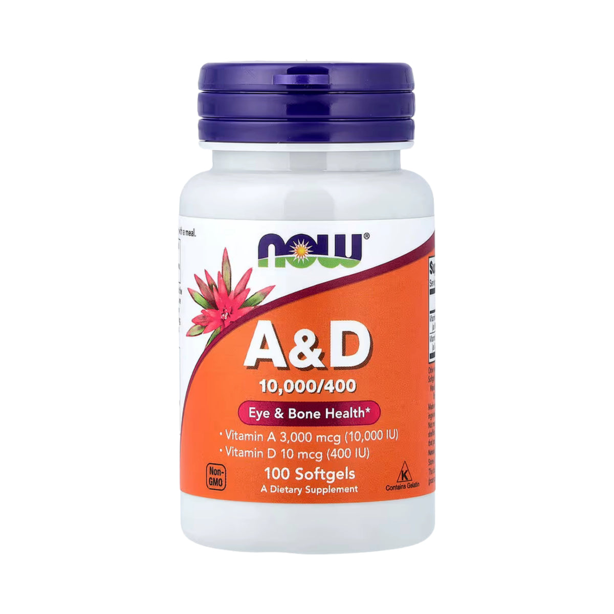 NOW Foods, Vitamin A&D, 100 Softgels