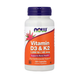 NOW Foods, Vitamin D3 & K2, 120 Capsules