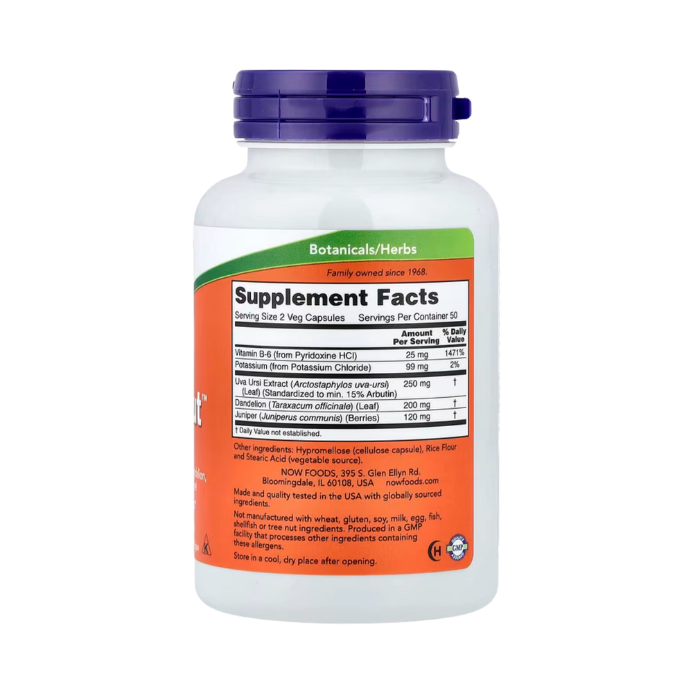 NOW Foods, Water Out, 100 Veg Capsules