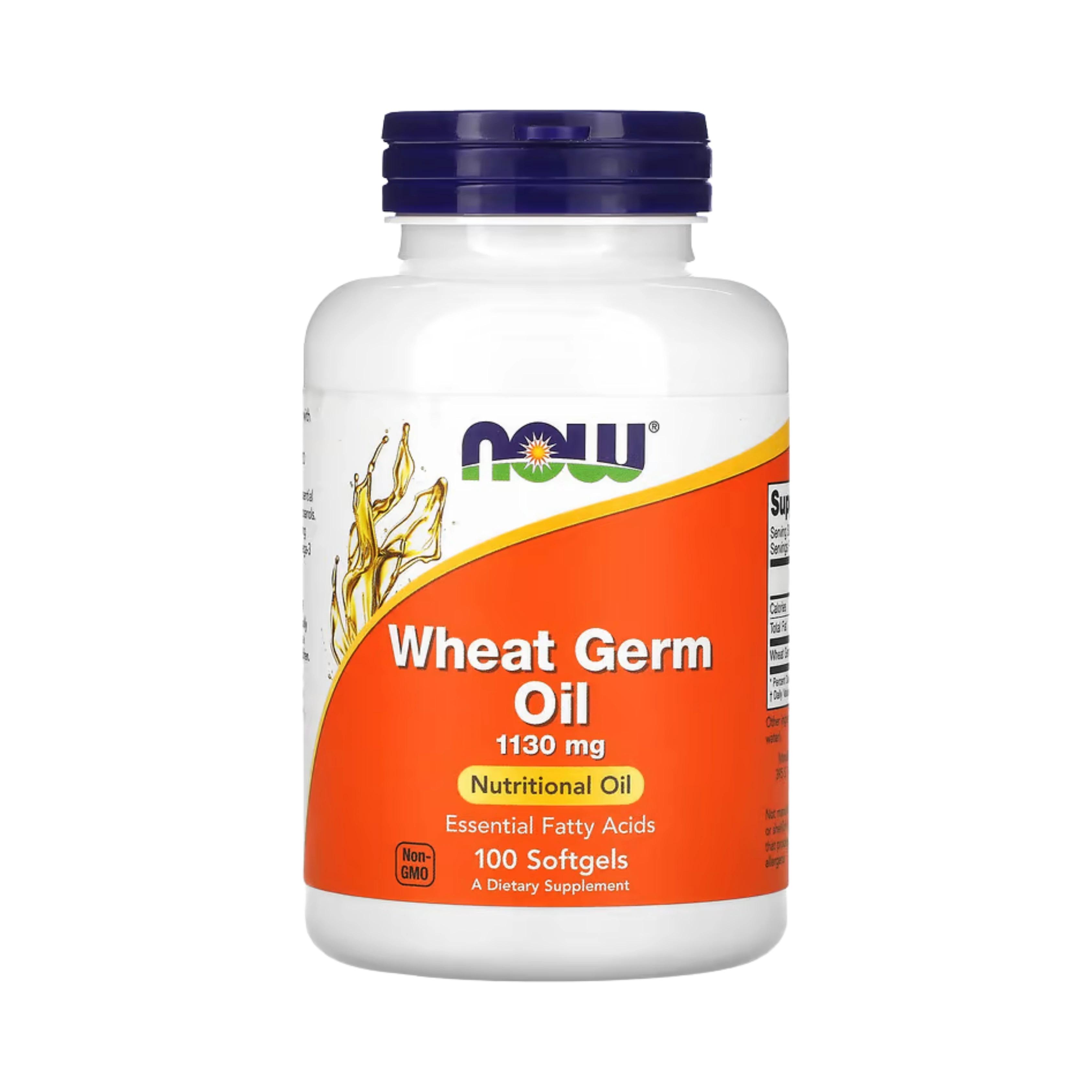 NOW Foods, Wheat Germ Oil, 1,130 mg, 100 Softgels