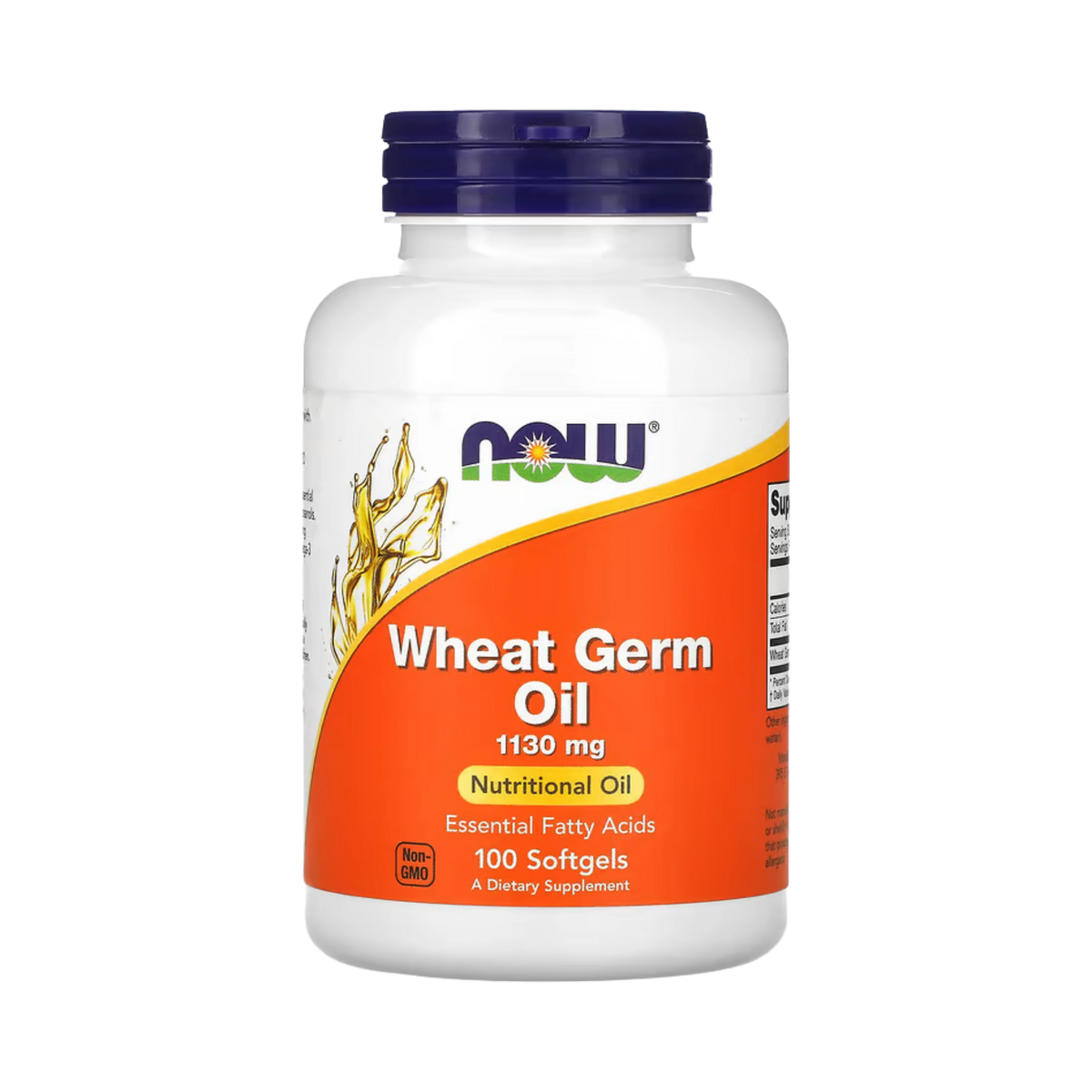 NOW Foods, Wheat Germ Oil, 1,130 mg, 100 Softgels