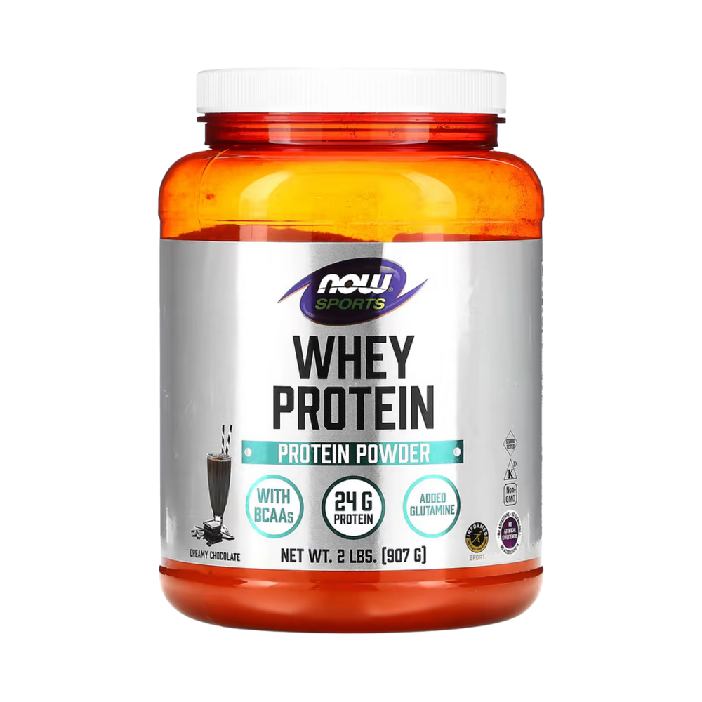 NOW Foods, Whey Protein, Creamy Chocolate, 2 lbs, 907 g